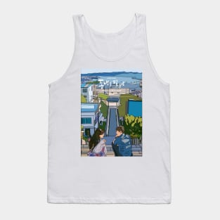 When the Camellia Blooms- pop art poster Tank Top